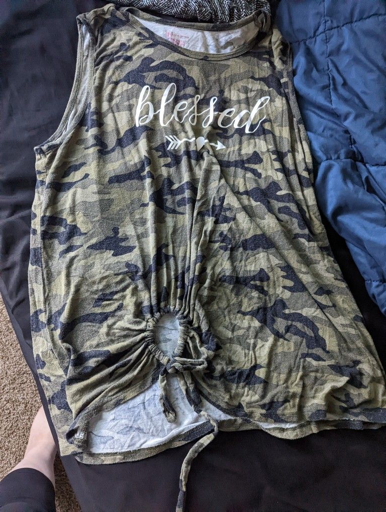 Camo Tank Top Size Xxl