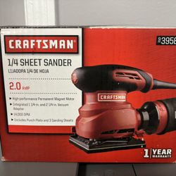 Craftsman Corded 1/4 sheet sander 2.0 Amp 9-39587