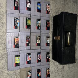Super Nintendo games First Print 