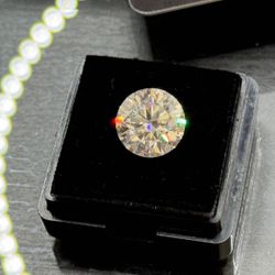 4ct 10mm GRA moissanite round losse stone