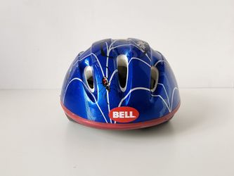 Kids Spiderman Bike Helmet Royal Blue