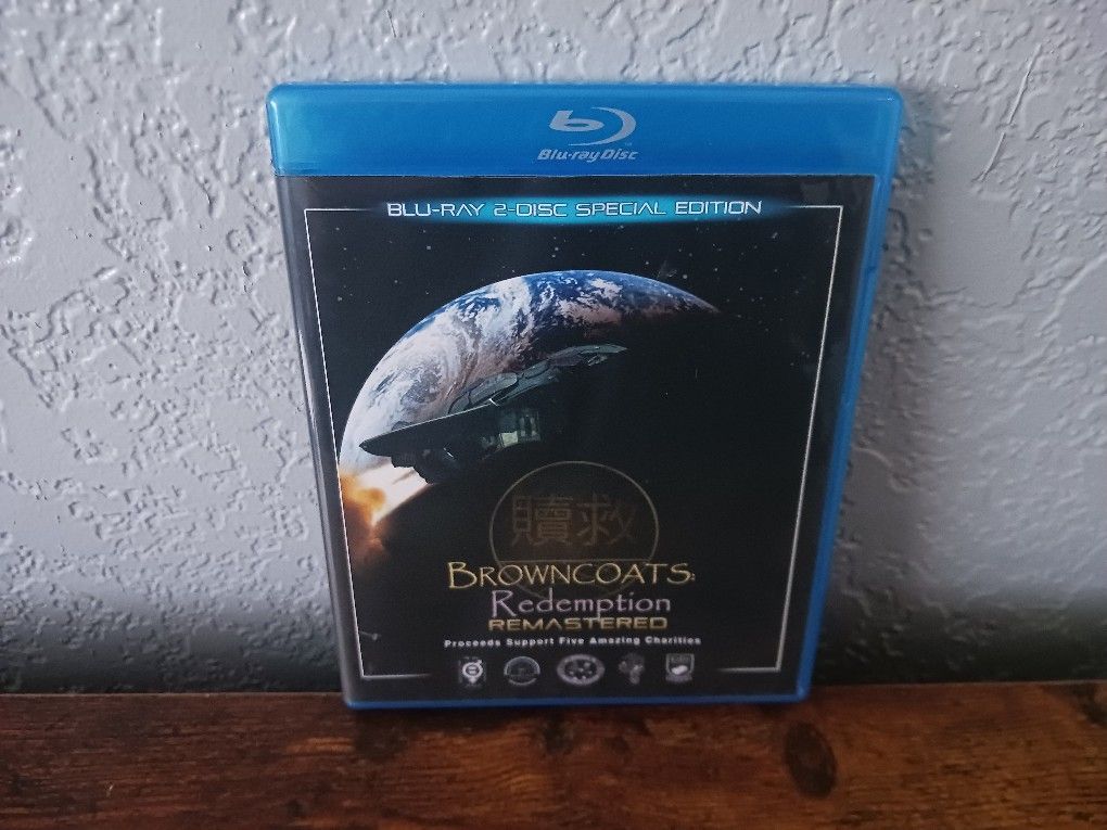 Browncoats Redemption: Remastered (Blu-Ray 2-Disc Special Edition, 2011) ● Sci-Fi ● Rare ● Collectible.