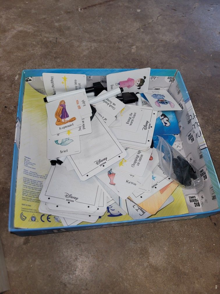 Disney Card Game With Board