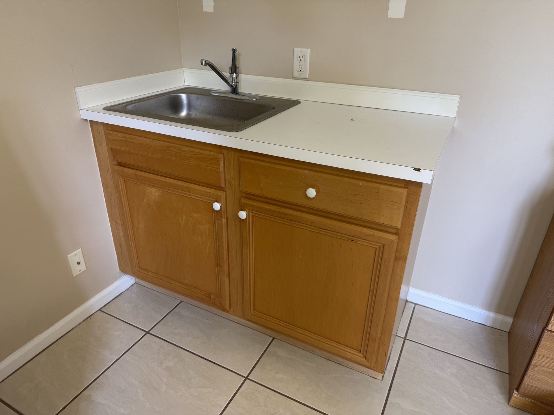 Kitchenette Cabinets, Countertop, Sink