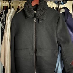 HM David Beckham Sherpa Jacket Black 