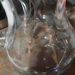 Vintage Crystal Pitcher