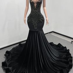 BLACK PROM DRESS FOR SALE❗️