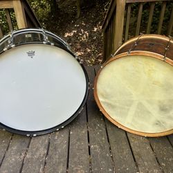 Large Bass Drums - 26” Ludwig, 28” Pearl Drum