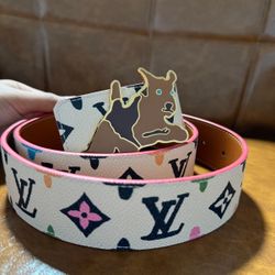 Louis Vuitton X Tyler The Creator Monogram Craggy Reversible B-elt