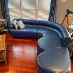 Italian leather couch
