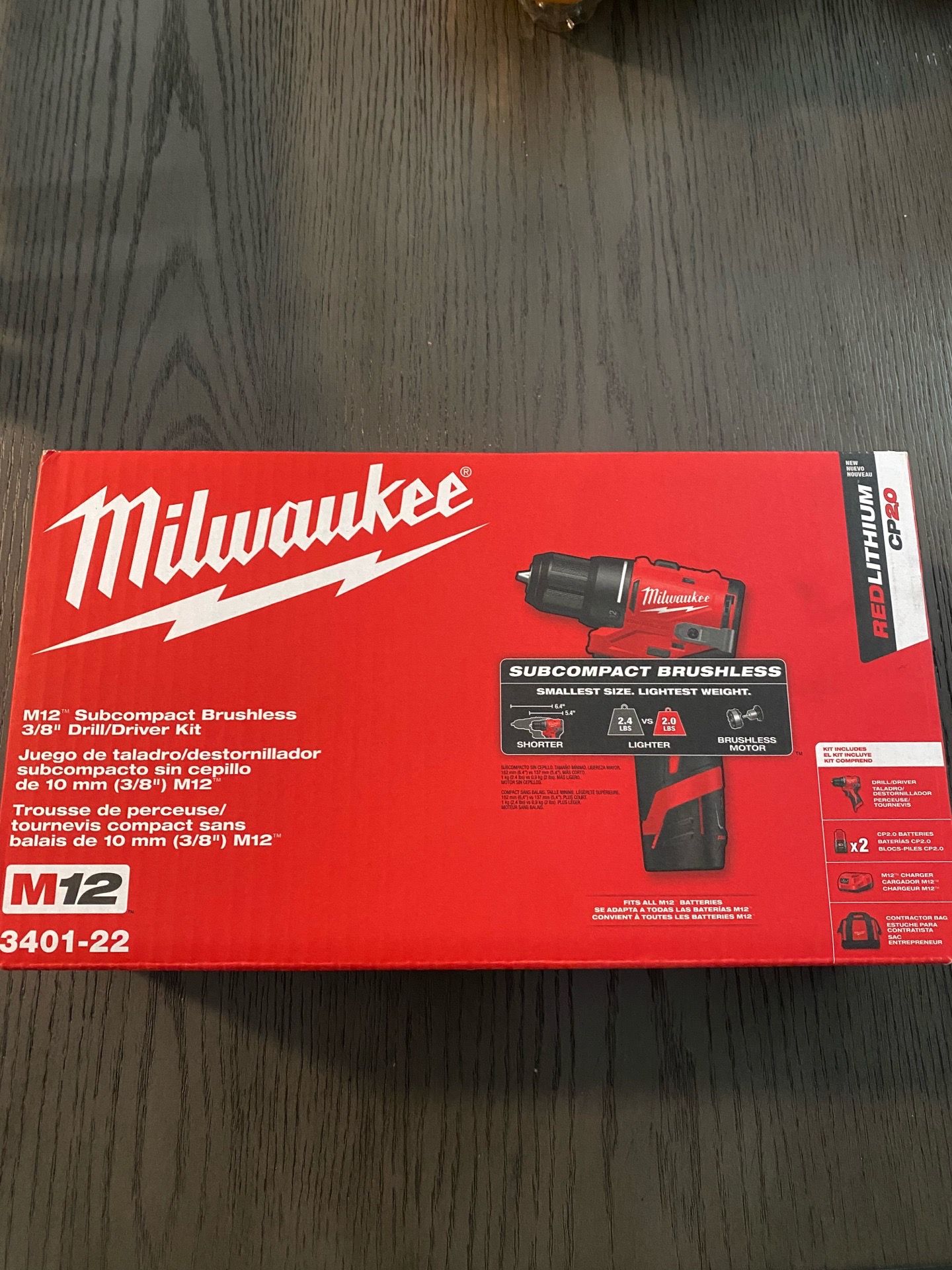 M12 Subcompact Brushless Drill
