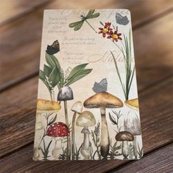 The Gifted Stationary Company Mushrooms & Dragonfly Journal