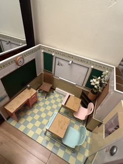 Toy School of American doll size 