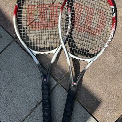 Wilson Titanium Impact Tennis Rackets (Set of 2) 