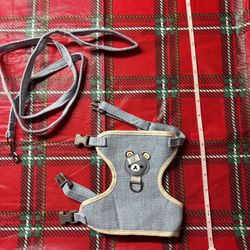 Pet Cat Dog Chest Harness and Leash, Soft Cat Dog Pet Vest with Rope, Adjustable Dog Walking Harness, Only for Small Dog Cat Pet,Size YL,blue