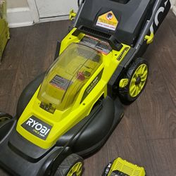 ONE+ 18V 13 in. Cordless Battery Walk Behind Push Lawn Mower with 4.0 Ah Battery and Charger