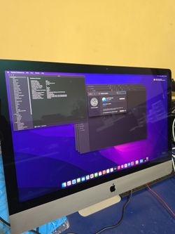 Imac Retina 5k 27inch 2020.  8gb ram/256ssd