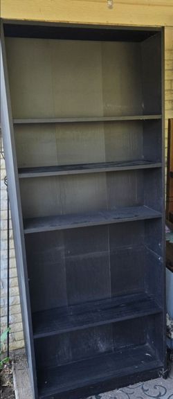 2 BLACK IKEA BILLY BOOKSHELFS