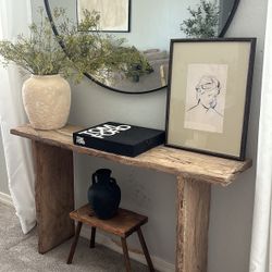 Rustic console Table
