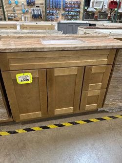 42" Malibu glazed vanity baño