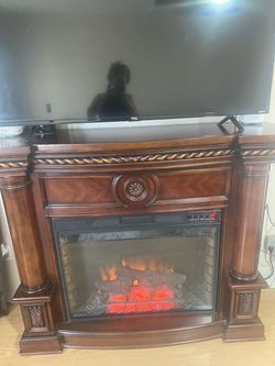 Electric Fireplace TV Stand Console