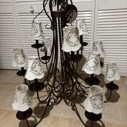 Vintage Metal Chandelier