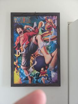 One piece frame art $25