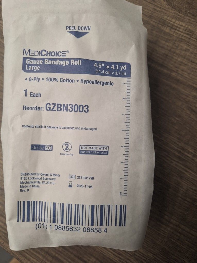 Kerlick Gauze Bandage Roll Large