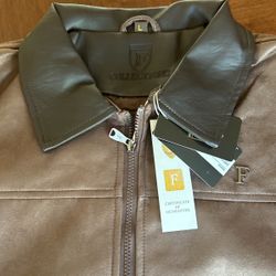 Designer Large Brown Italian Dress Jacket New With Tags