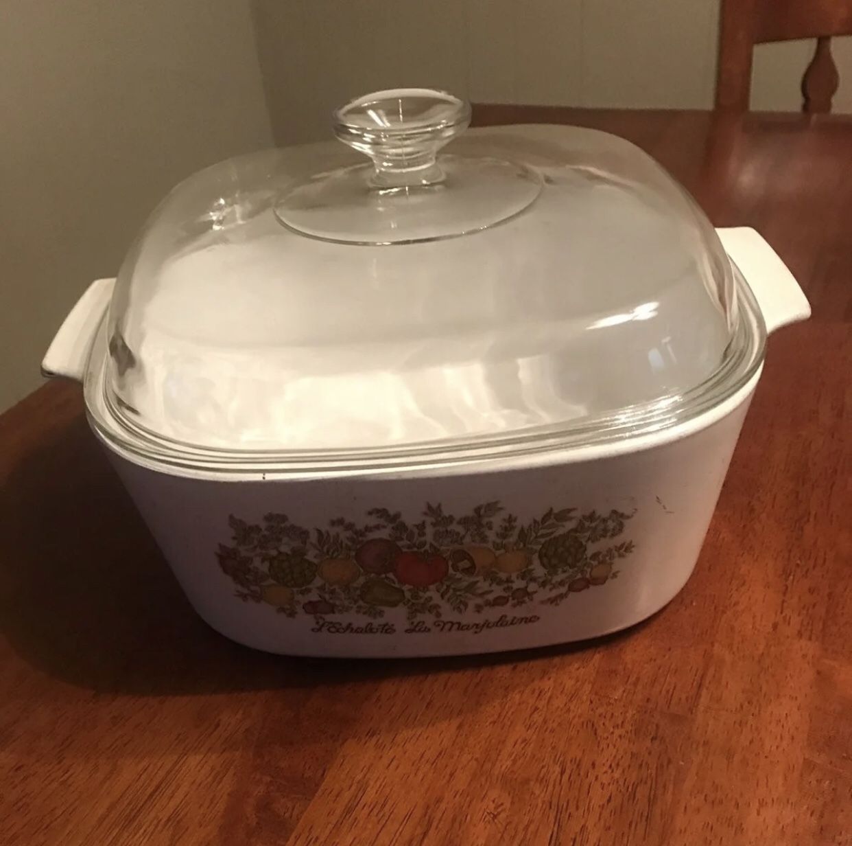 Vintage Corningware Spice Of Life 5 Liter With Lid