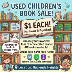Hundreds of Used Children's Books – $1 Each