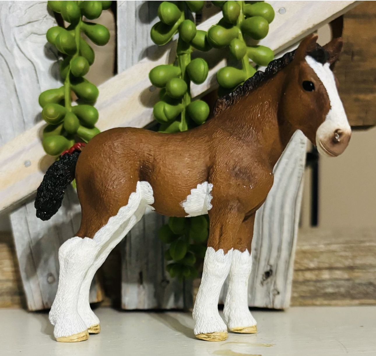 RETIRED Schleich Baby Clydesdale 