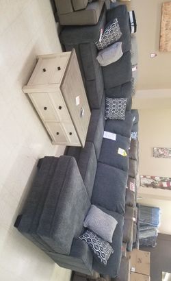 New Slate Oversized Sectional & couch & sofa & Tracling collections
