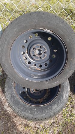 Used tires and rim size 15