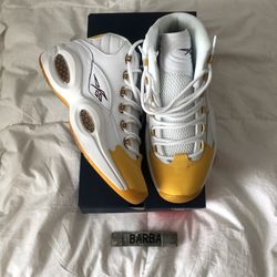Reebok Question Iverson “Kobe / Yellow Toe” US Size 8 Men $190 obo South Las Vegas (locals only)