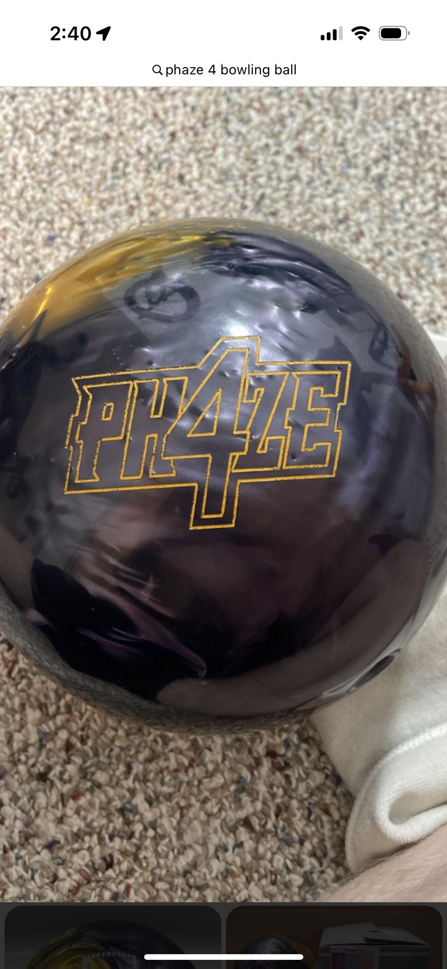 Phase 4 Bowling Ball