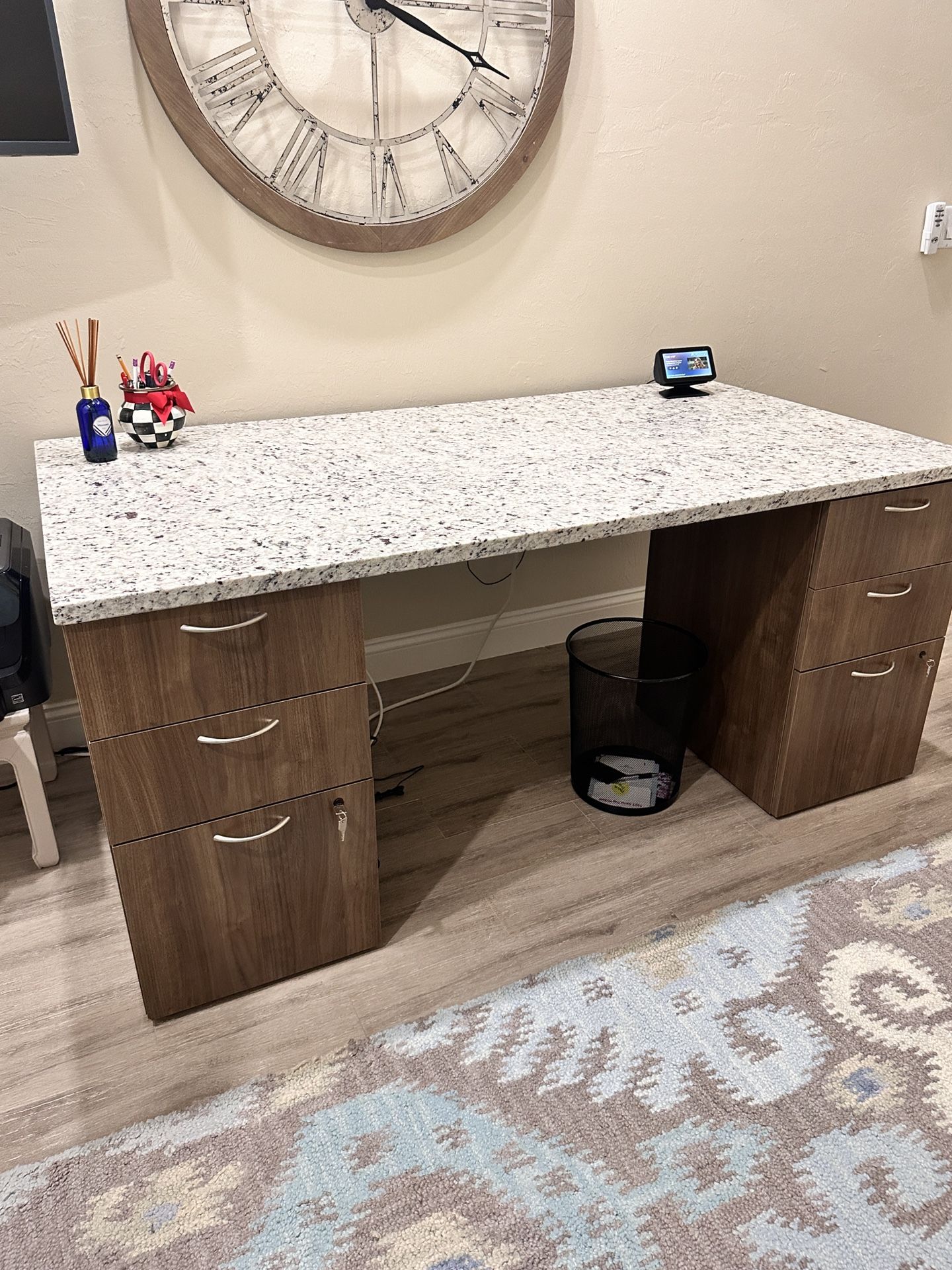 Granite Slab Desk 