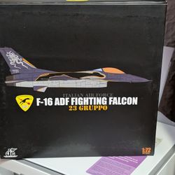 F-16 Fighting Falcon, In Box New With Display Stand