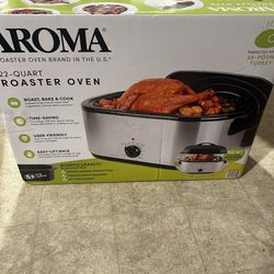 Brand New AROMA 22-Quart Roaster Oven (Never Used)