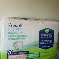 Adult Diapers Nu-Fit Extra Large XL