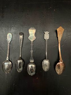 Vintage souvenir spoon collection