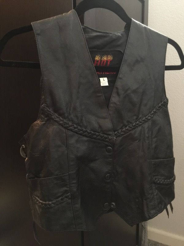 Leather vest