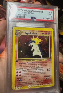 Typhlosion 1st edition PSA 9