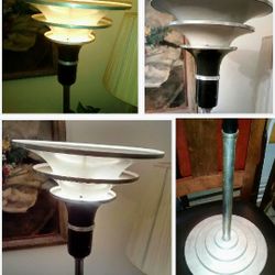 Antique Art Deco Machine Age Floor Lamp In Virginia