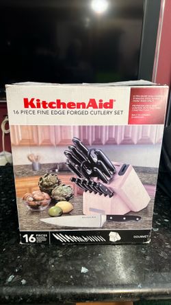 KitchenAid 16 piece fine edge forged cutlery set