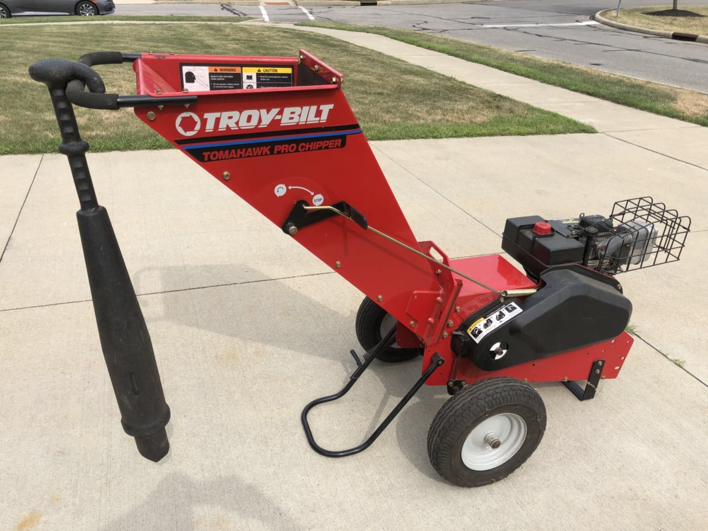 Troy-Bilt 12 HP Tomahawk pro wood chipper for sale