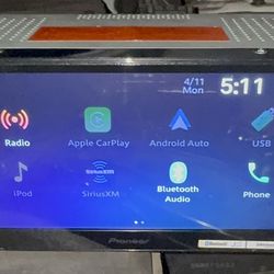 Pioneer DMH-1770NEX Double-DIN Digital Multimedia Receiver, Wired Apple CarPlay and Android Auto, 6.8” Capacitive Touchscreen