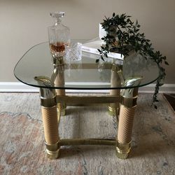 Vintage Side Table in the Style of Tommaso Barbi