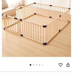 Wood Playpen Foldable 