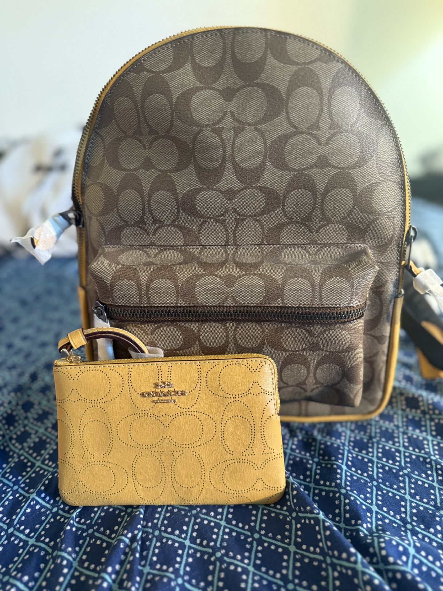 Coach Backpack And Wallet